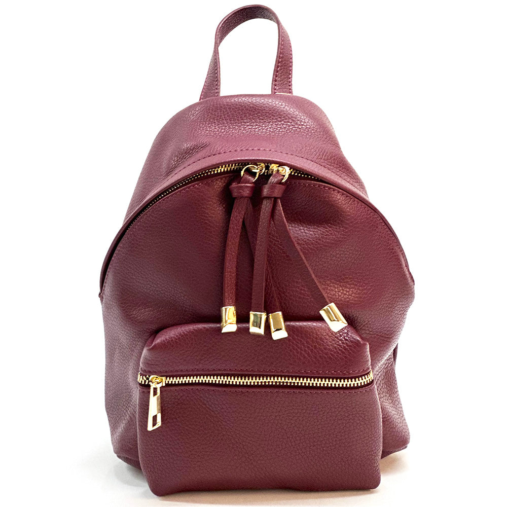 Harper leather backpack - Made In Italy