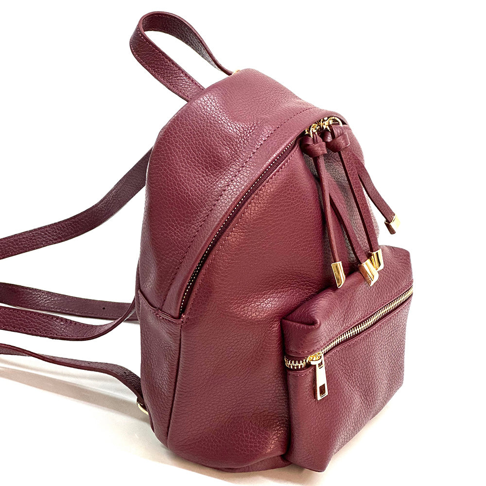 Harper leather backpack - Made In Italy