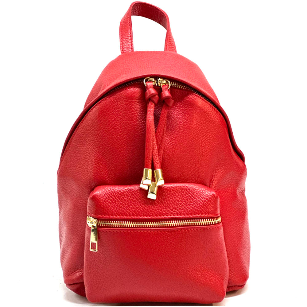 Harper leather backpack - Made In Italy