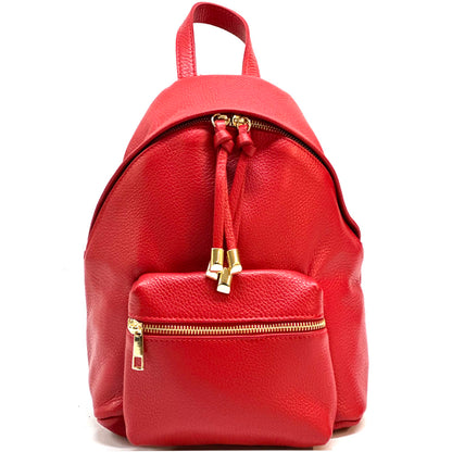 Harper leather backpack - Made In Italy