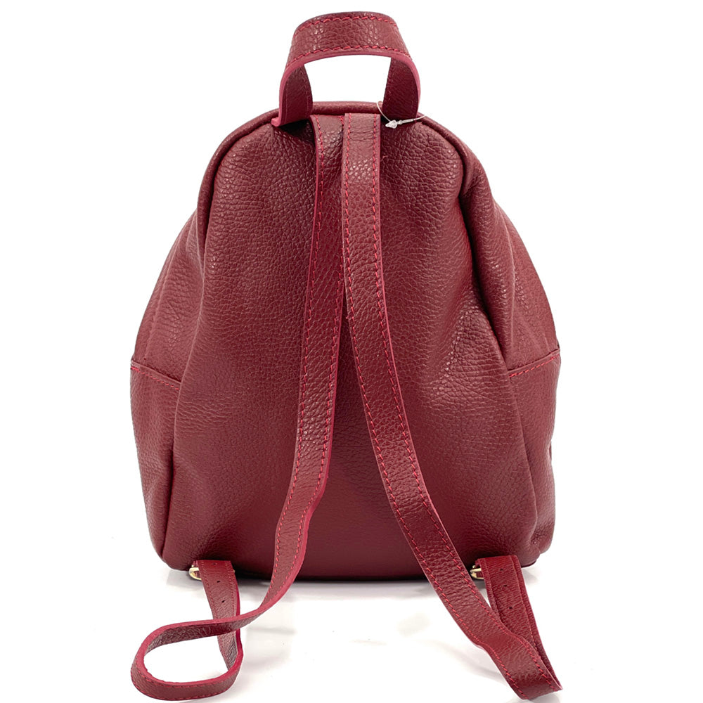 Harper leather backpack - Made In Italy