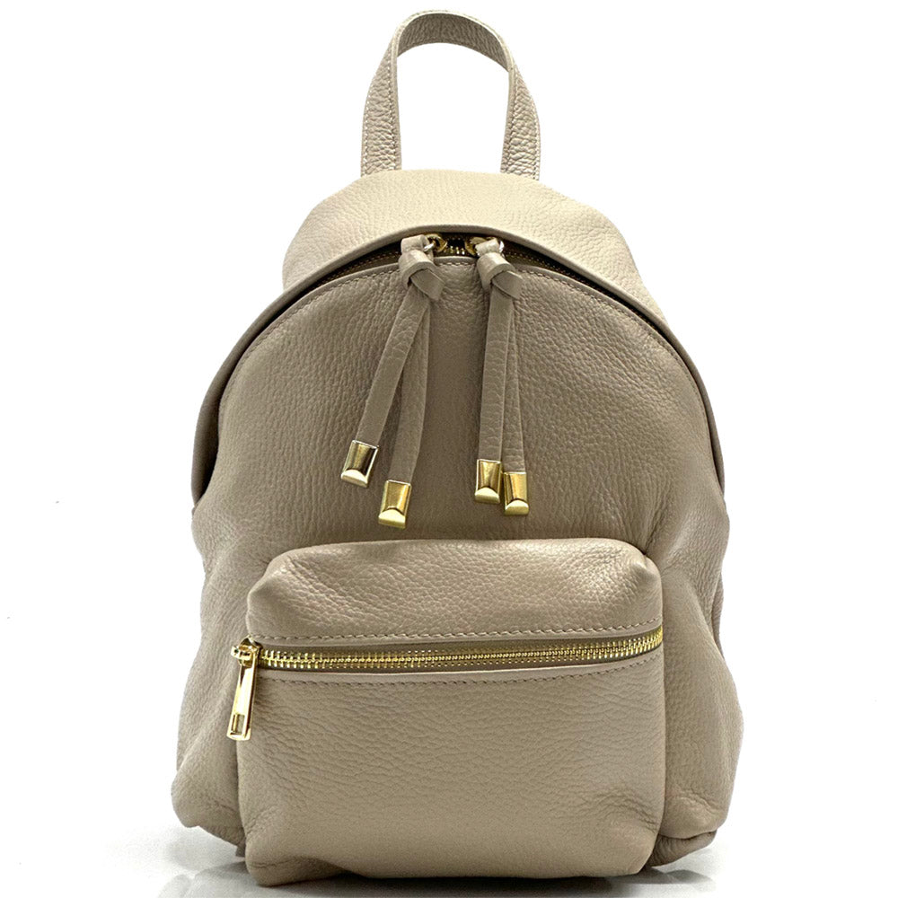 Harper leather backpack - Made In Italy