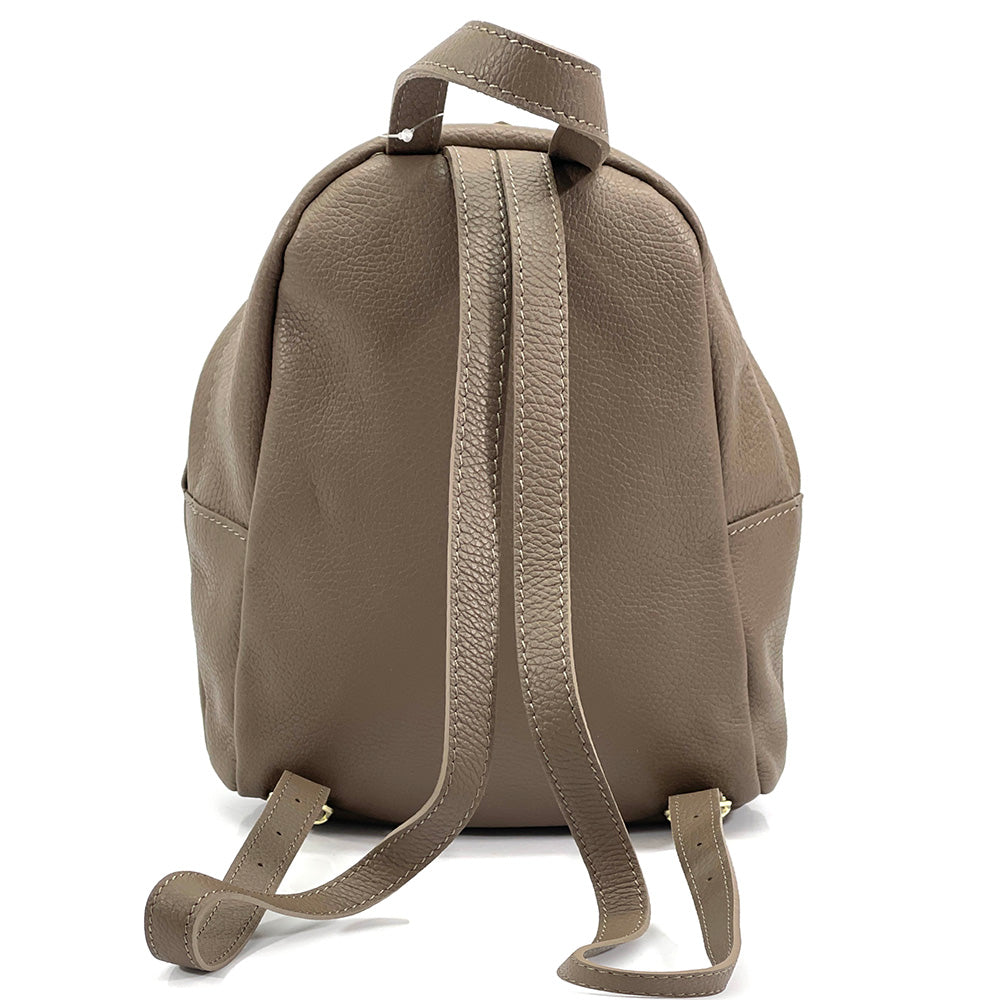 Harper leather backpack - Made In Italy