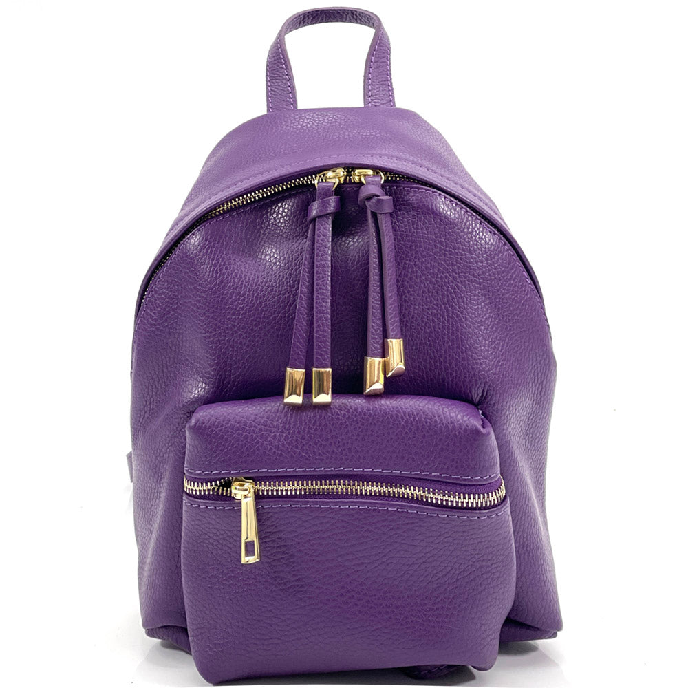 Harper leather backpack - Made In Italy