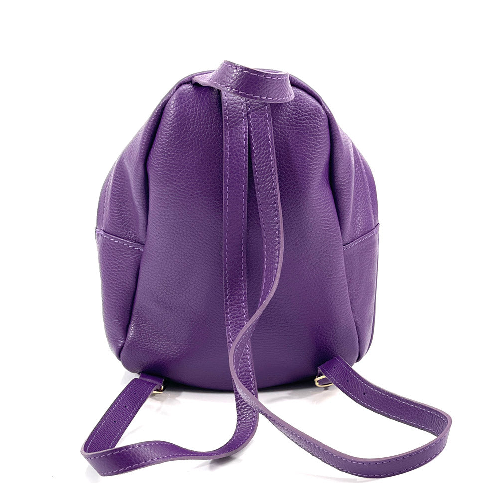 Harper leather backpack - Made In Italy