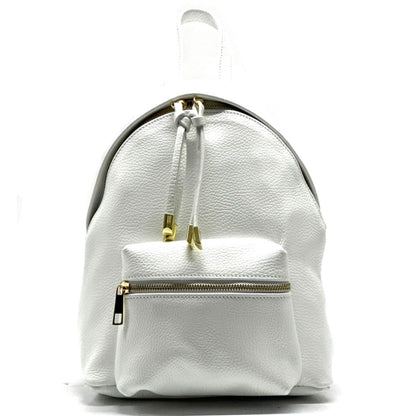 Harper leather backpack - Made In Italy