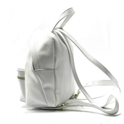Harper leather backpack - Made In Italy