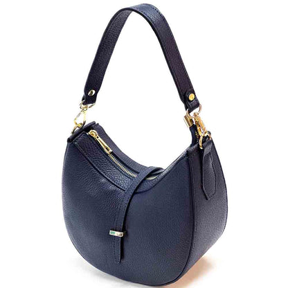 Felisa Hobo Cow Leather Bag - Made In Italy