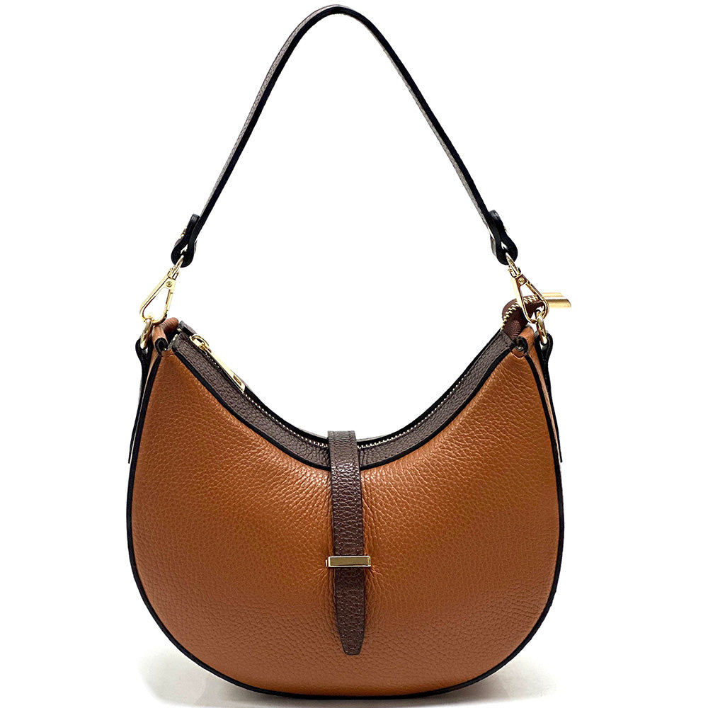 Felisa Hobo Cow Leather Bag - Made In Italy