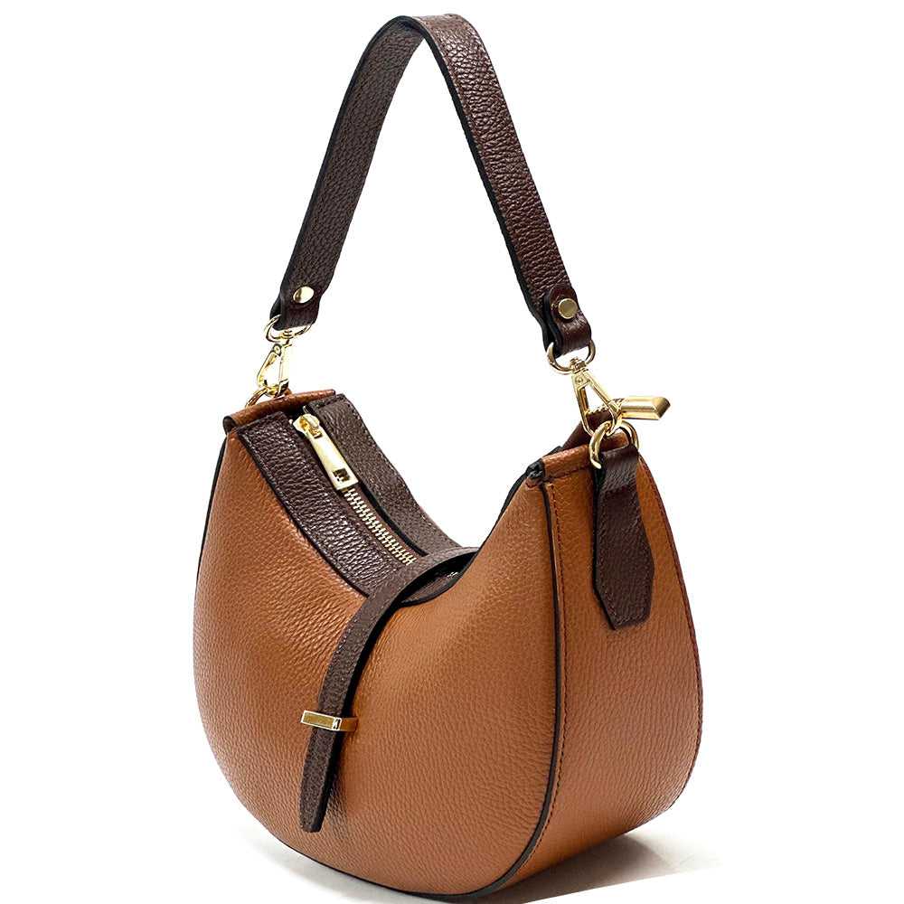 Felisa Hobo Cow Leather Bag - Made In Italy