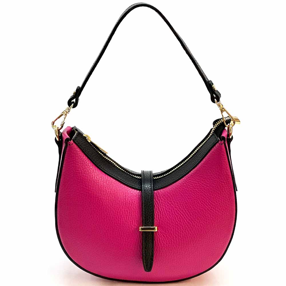 Felisa Hobo Cow Leather Bag - Made In Italy