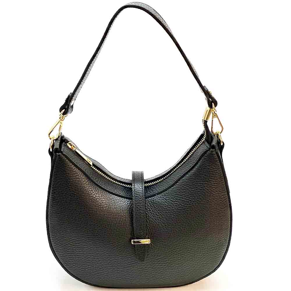 Felisa Hobo Cow Leather Bag - Made In Italy