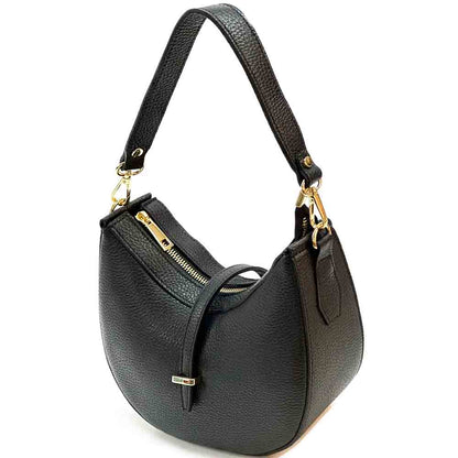 Felisa Hobo Cow Leather Bag - Made In Italy