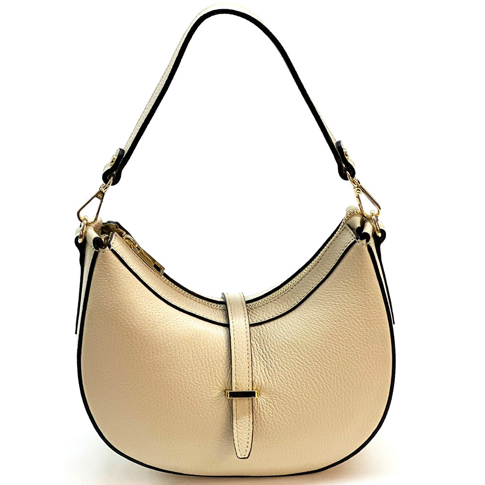 Felisa Hobo Cow Leather Bag - Made In Italy