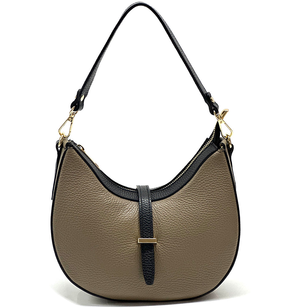 Felisa Hobo Cow Leather Bag - Made In Italy