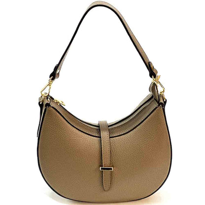 Felisa Hobo Cow Leather Bag - Made In Italy