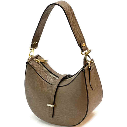 Felisa Hobo Cow Leather Bag - Made In Italy