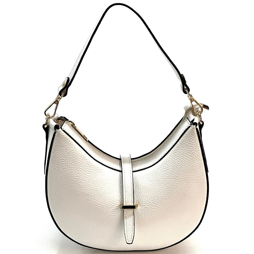 Felisa Hobo Cow Leather Bag - Made In Italy