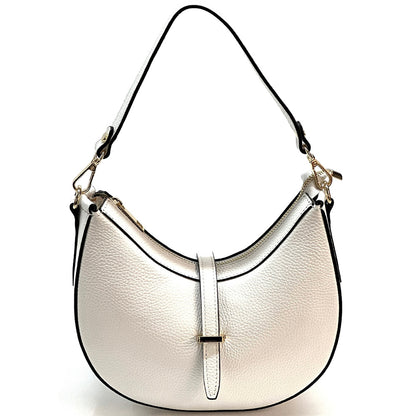 Felisa Hobo Cow Leather Bag - Made In Italy