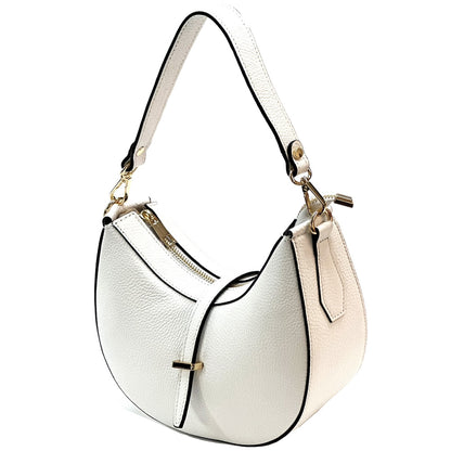 Felisa Hobo Cow Leather Bag - Made In Italy
