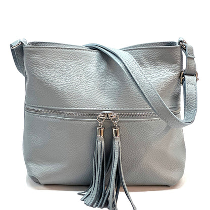 BE FREE Italian Leather Crossbody Bag - Made In Italy