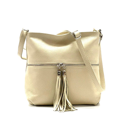 BE FREE Italian Leather Crossbody Bag - Made In Italy