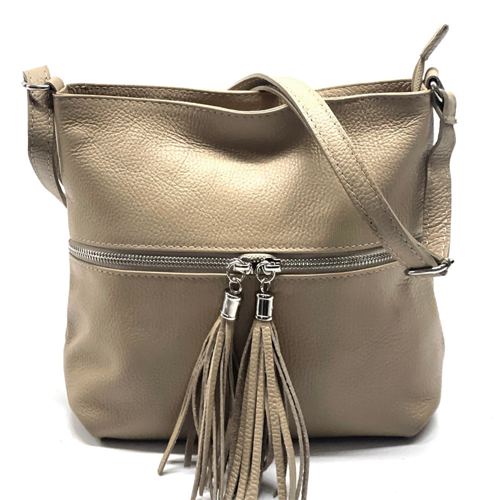 BE FREE Italian Leather Crossbody Bag - Made In Italy
