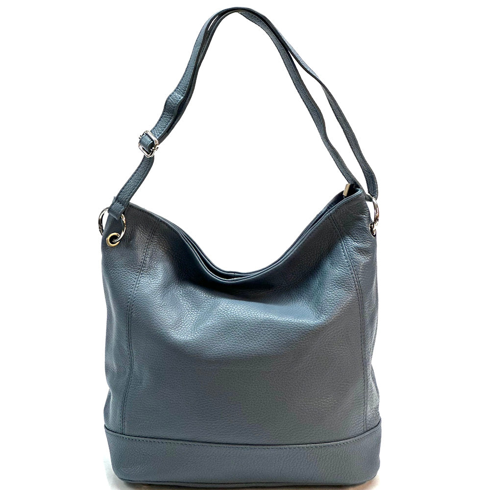 Alisia Leather Hobo Bag - Made In Italy