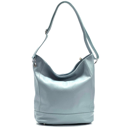 Alisia Leather Hobo Bag - Made In Italy