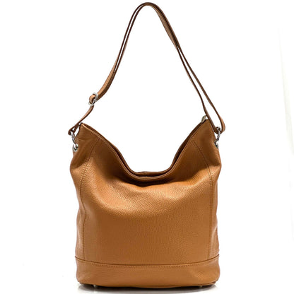 Alisia Leather Hobo Bag - Made In Italy