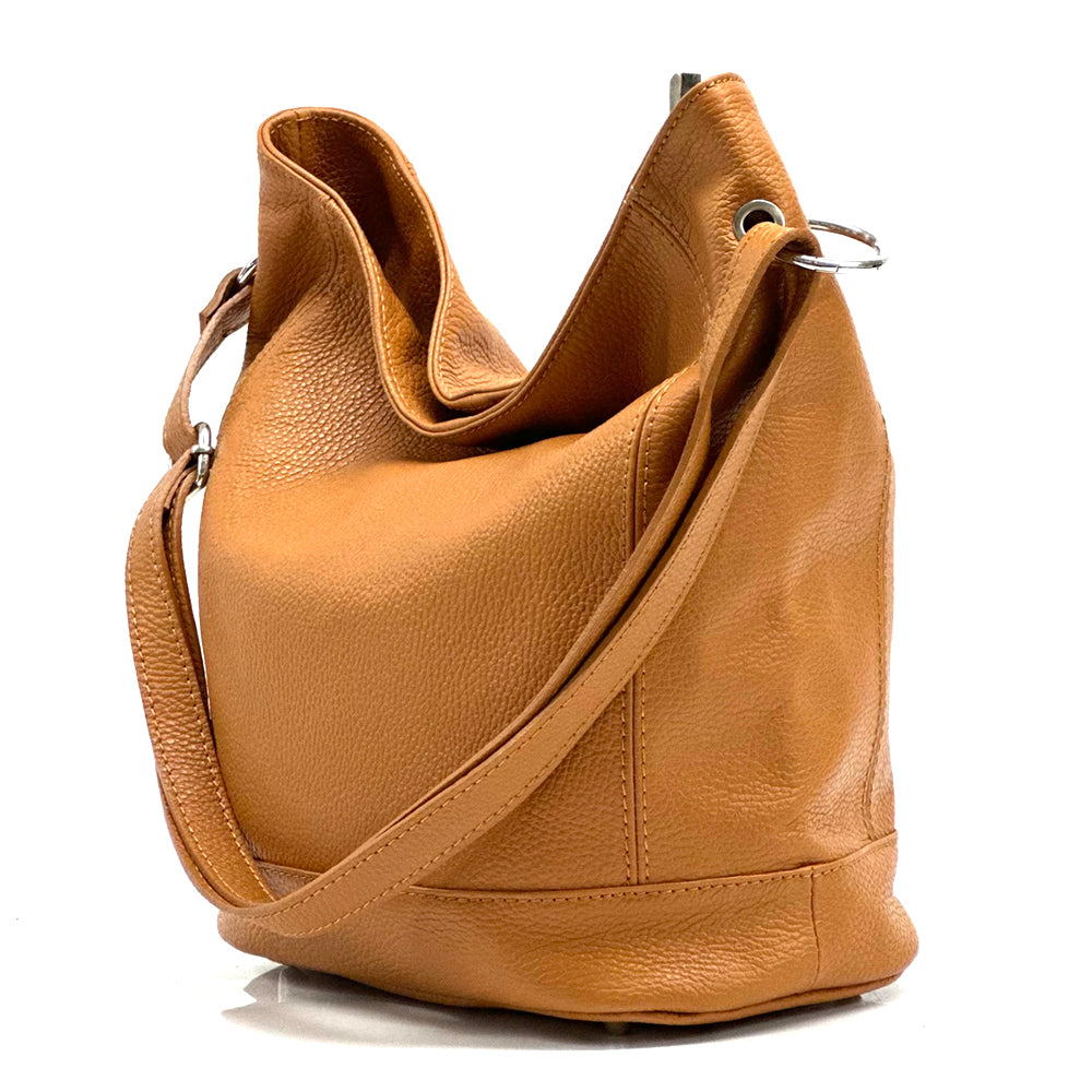 Alisia Leather Hobo Bag - Made In Italy