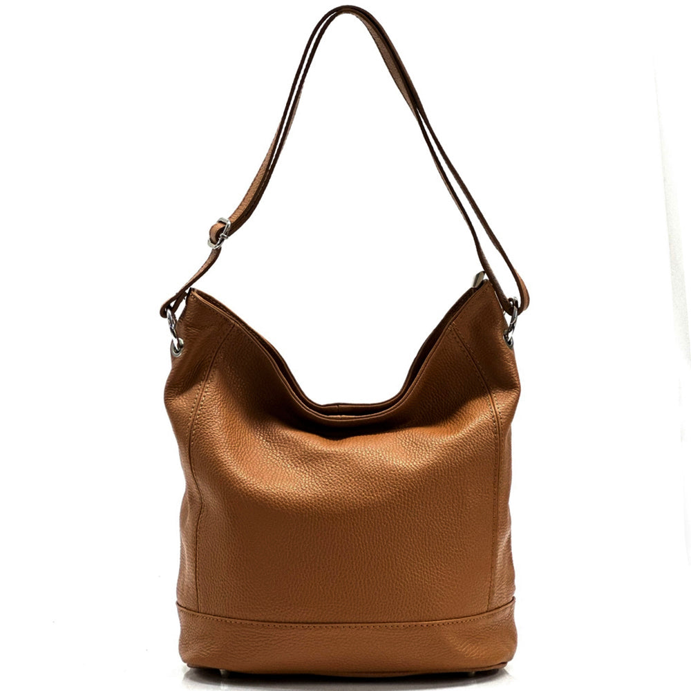Alisia Leather Hobo Bag - Made In Italy