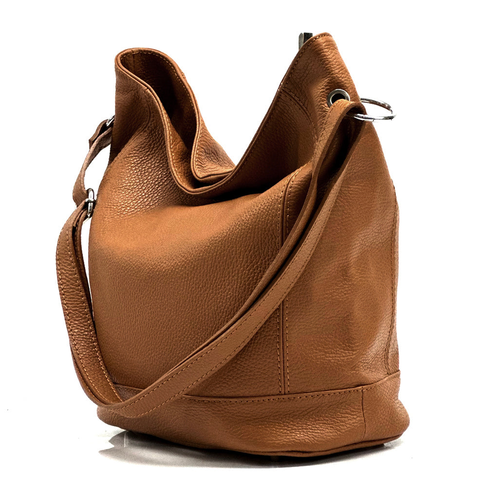 Alisia Leather Hobo Bag - Made In Italy