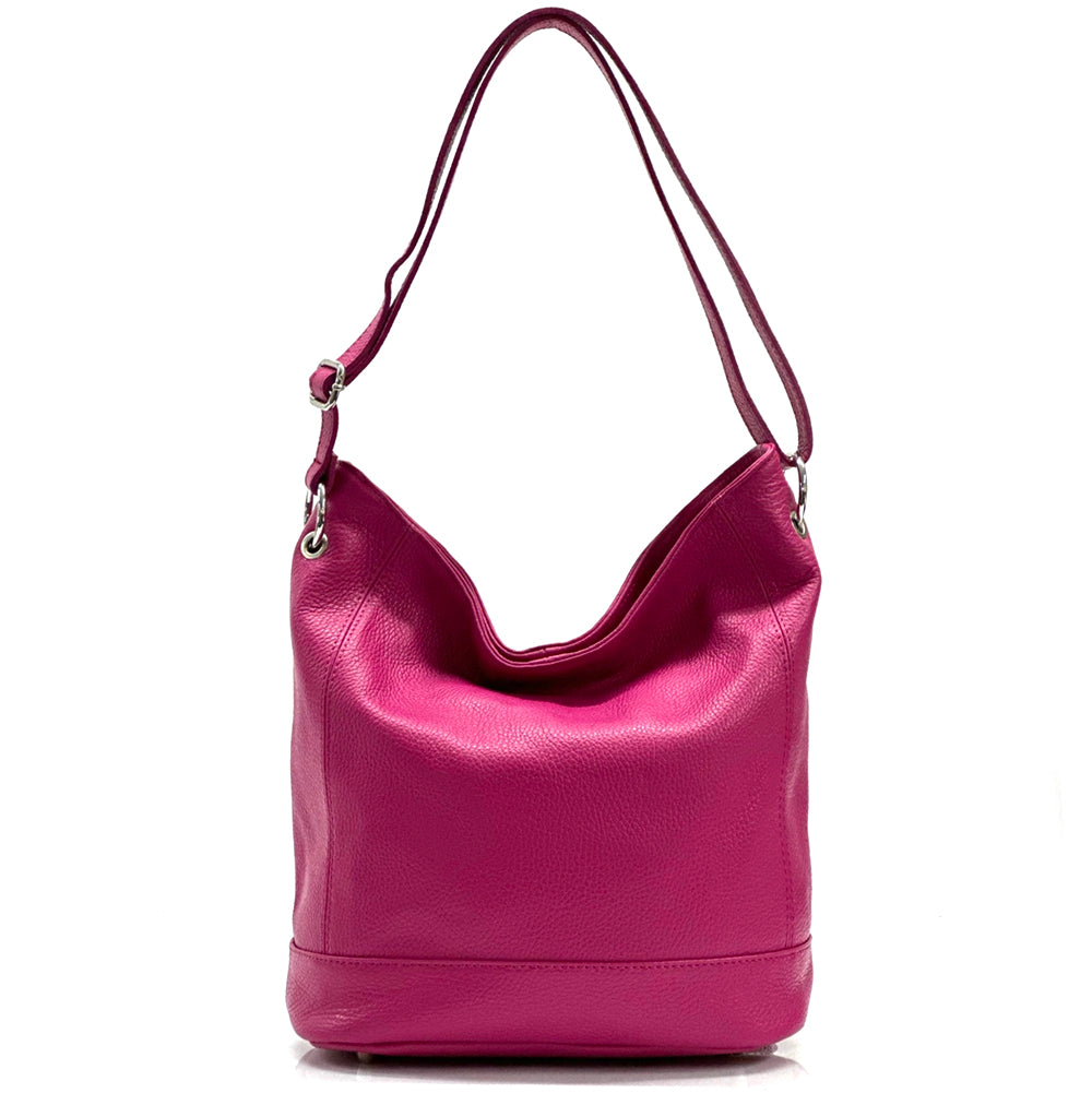 Alisia Leather Hobo Bag - Made In Italy
