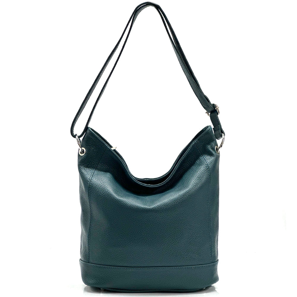 Alisia Leather Hobo Bag - Made In Italy
