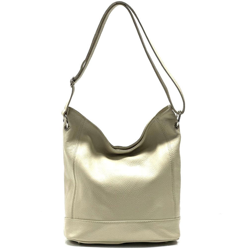 Alisia Leather Hobo Bag - Made In Italy