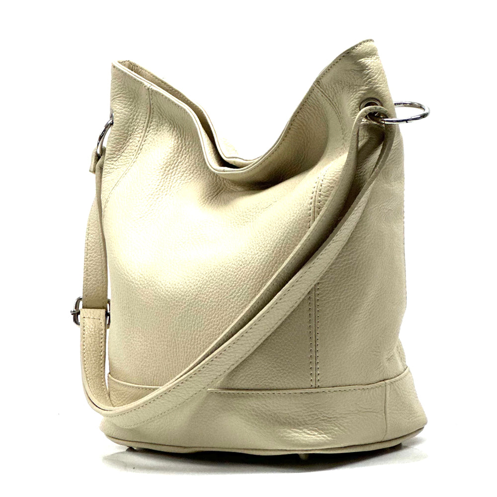 Alisia Leather Hobo Bag - Made In Italy