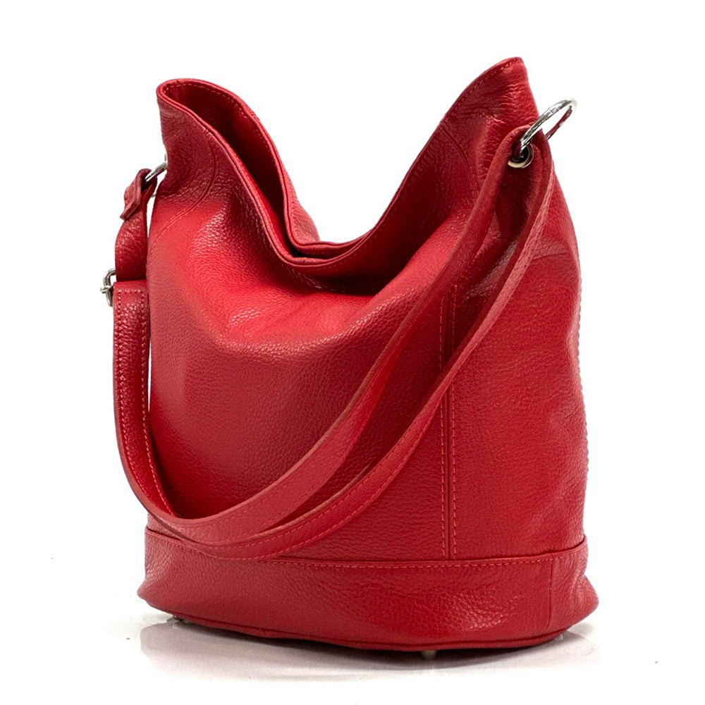 Alisia Leather Hobo Bag - Made In Italy