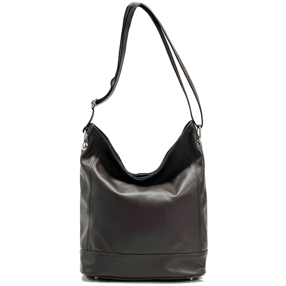 Alisia Leather Hobo Bag - Made In Italy