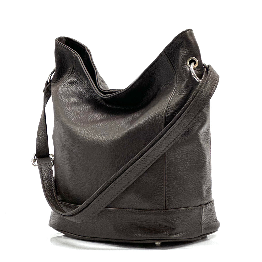 Alisia Leather Hobo Bag - Made In Italy