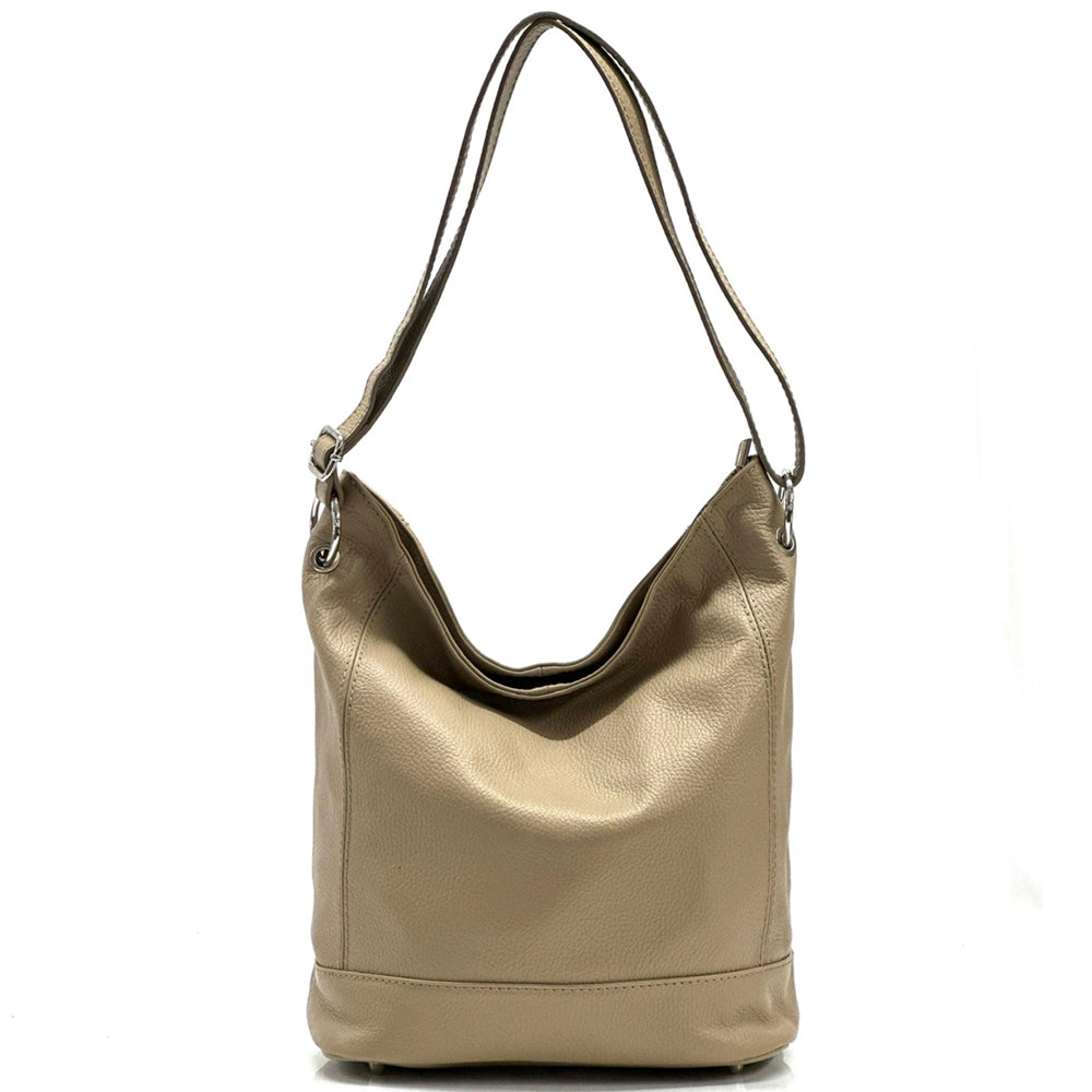 Alisia Leather Hobo Bag - Made In Italy
