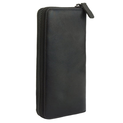 Wallet ZIPPY with Vintage Cow Leather - Made In Italy