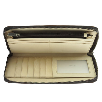 Wallet ZIPPY with Vintage Cow Leather - Made In Italy