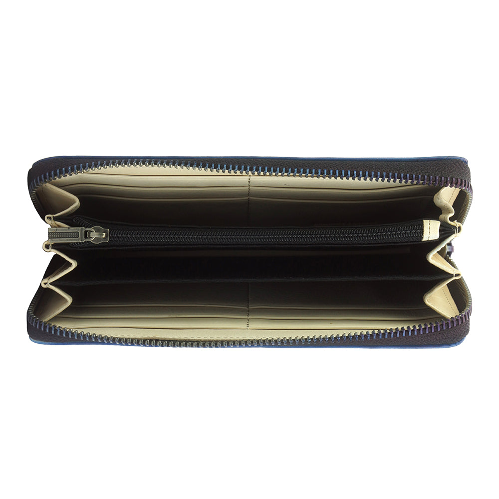 Clemenza Vintage Cow Leather Wallet - Made In Italy