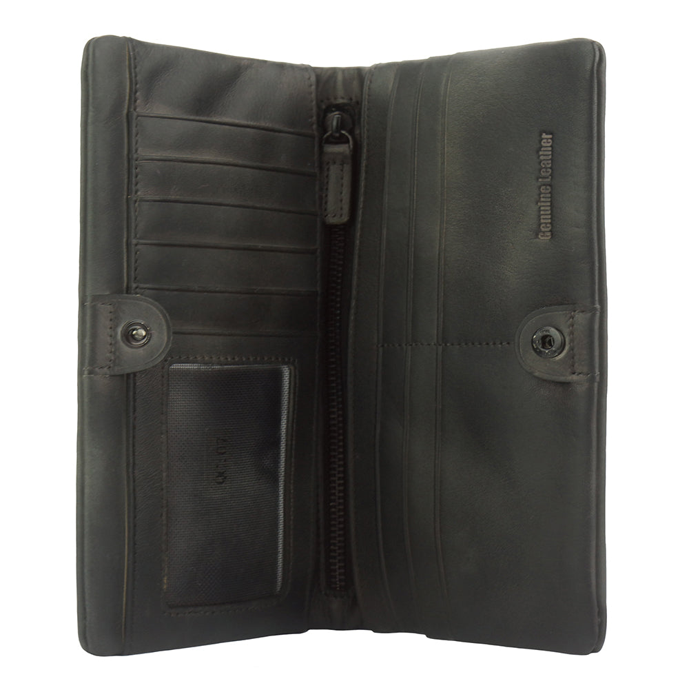 Bernardo Vintage Cow Leather Wallet - made in Italy