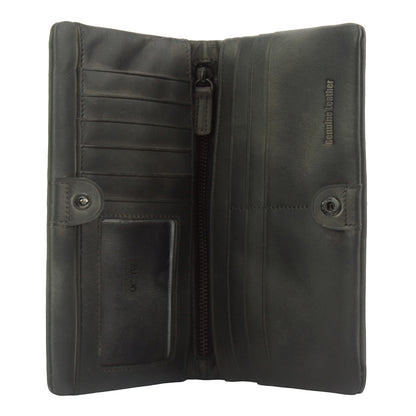 Bernardo Vintage Cow Leather Wallet - made in Italy