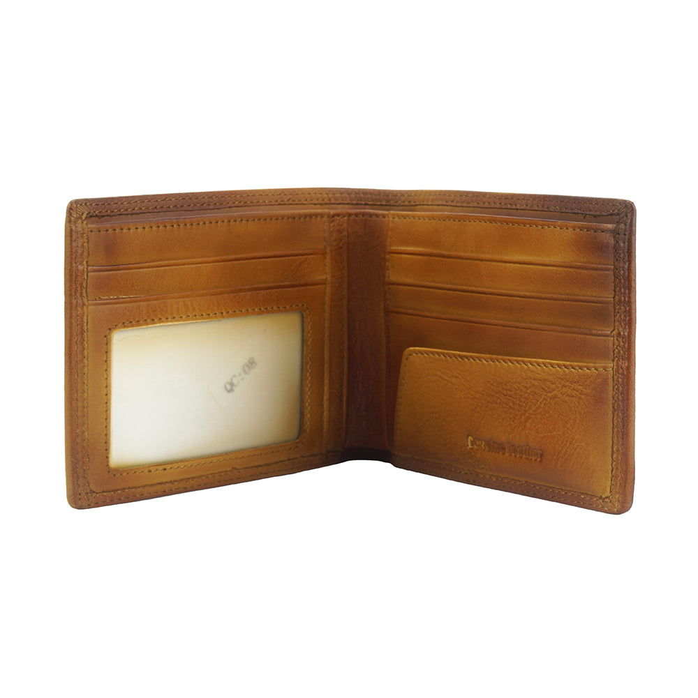 Wallet Alvaro in vintage leather - Made In Italy
