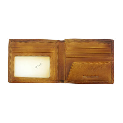Wallet Alvaro in vintage leather - Made In Italy