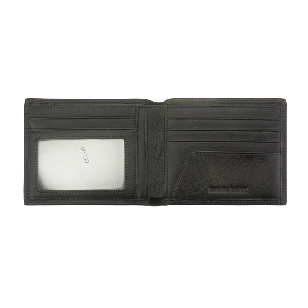 Wallet Alvaro in vintage leather - Made In Italy