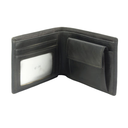 Wallet Attilio in vintage leather - Made In Italy